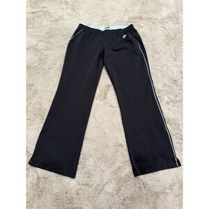 Women's Size Large Nike Vintage Polyester Pants - Black